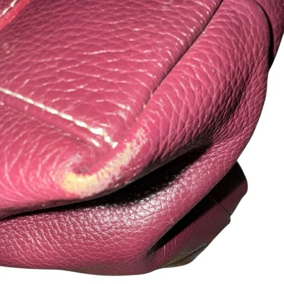 Dooney & Bourke Red Leather Bag and Wallet Set Look closely at pics - Picture 9 of 16